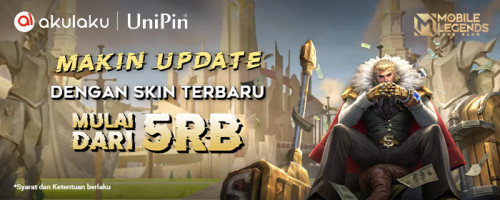 Skin terbaru di Akulaku mulai dari 5rb!